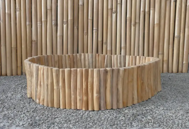 Artikelbild 7 des Artikels “Bordürenrolle aus Teakholzzweigen 250 x 20 cm aus SVLK-Teakholzzweig “